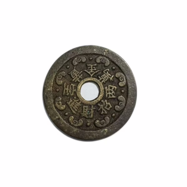 Wishing for a great amount of wealth and bringing in wealth and treasures; A foreigner(Hu people in ancient terms) dancing with a lion