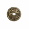 A house full of gold and jade, long life, wealth and honor; The crane and the deer in spring