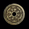 A house full of gold and jade, long life, wealth and honor; The crane and the deer in spring