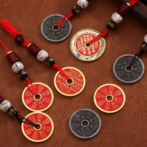 (Live Exclusive) Lucky Coin Charm · Wealth, Health & Good Luck Coins · Keychain · Phone Chain · Car Hang Decor